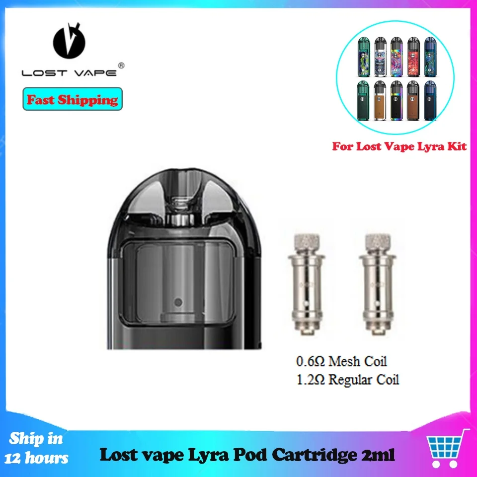 Lost Vape Lyra Pod картридж 2 мл бак атомайзера с 0.6ohm сетка катушка 1.2ohm для Kit | Электроника