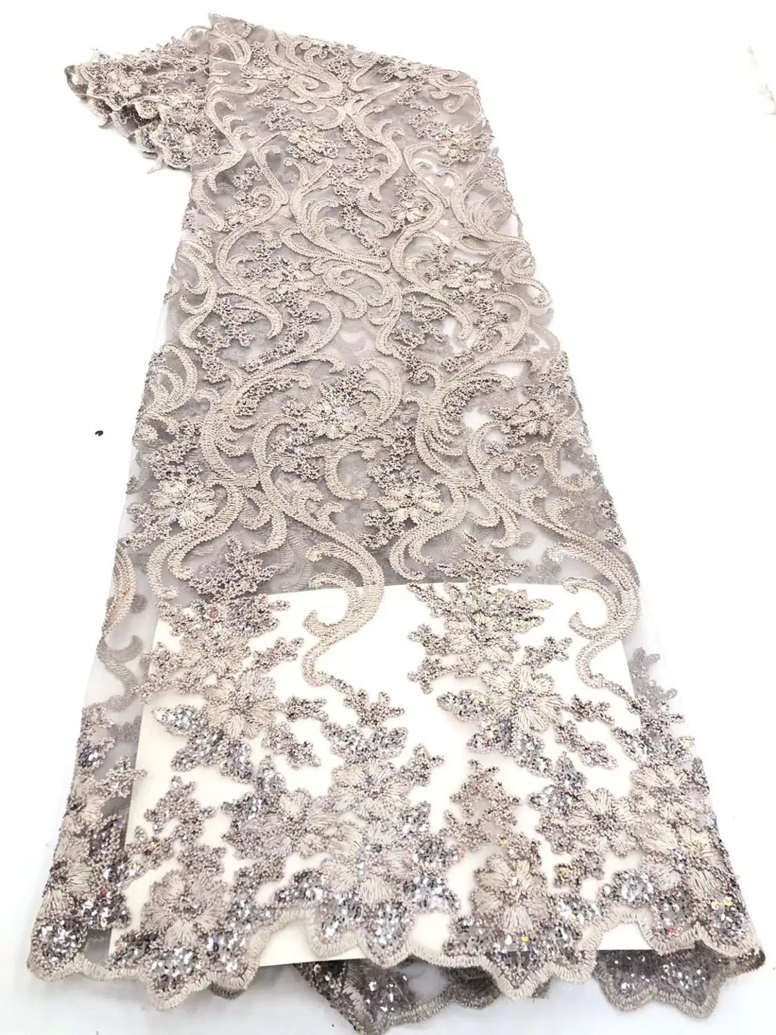 

rope embroidery design 5yards good quality net tulle lace the latest mesh lace fabric for women party dress JIAJIAMAY062
