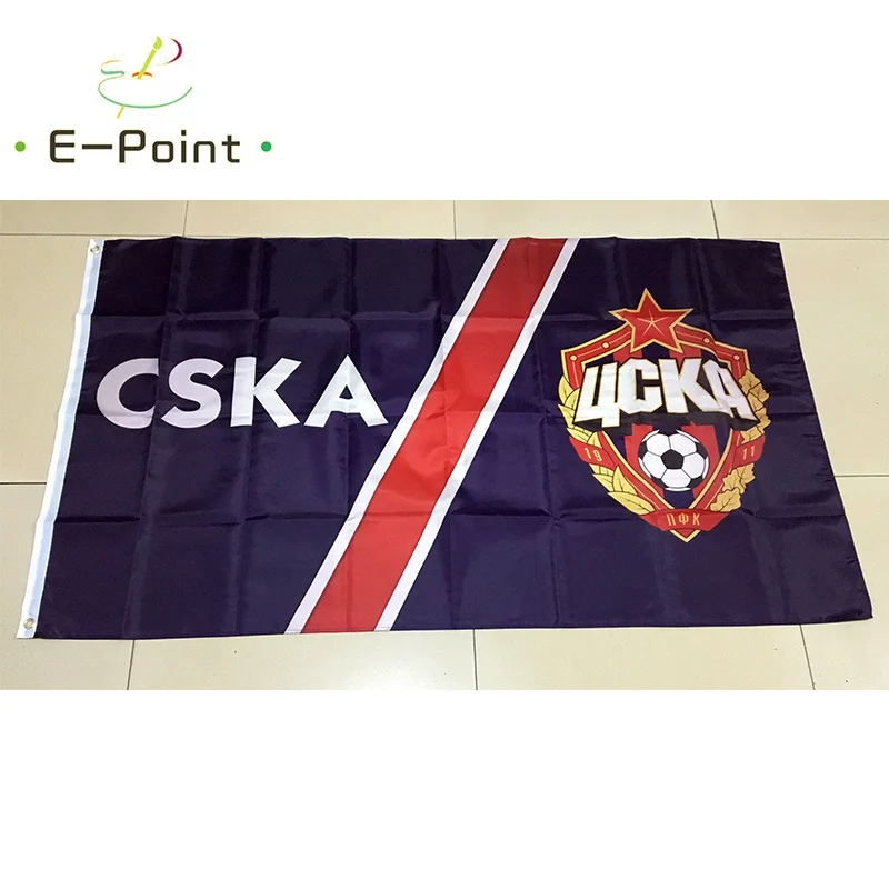 Россия, PFC ЦСКА, Москва, 3 фута* 5 футов(90*150 см), размер, рождественские украшения для дома, флаг, баннер, тип B, подарки
