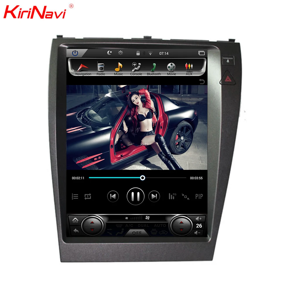 KiriNavi 12,1 ''1 Din Android 8,1 автомобильный Радио gps навигация для Lexus ES ES240 ES350 автомобильный Dvd мультимедийный плеер 2006-2012 wifi 4g