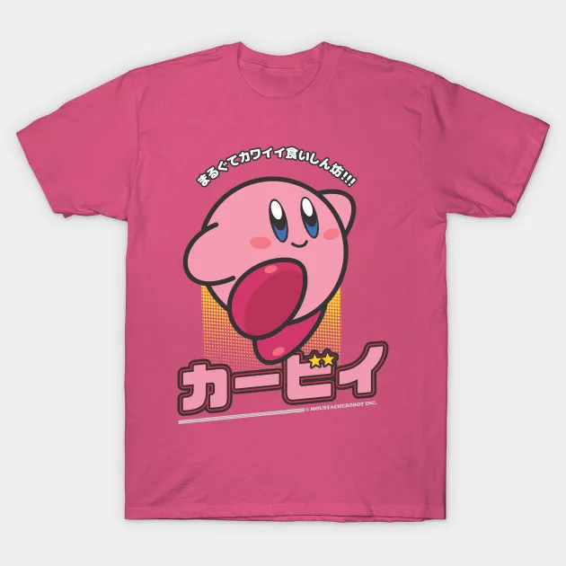 Мужская футболка Kirby от moustacheroboto(1) Футболка для женщин и мужчин | одежда