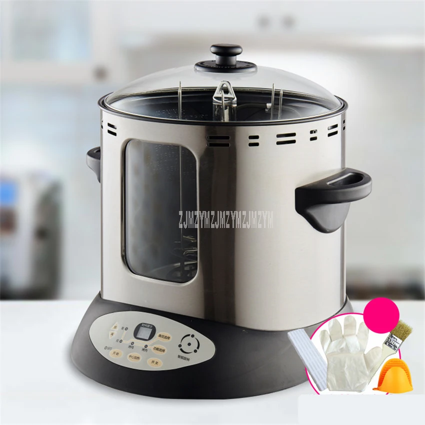 15L Electric Chicken Duck Roast Oven Household Smoke-free Full Automatic Heating Meat Roasting Barbecue Machine  Бытовая