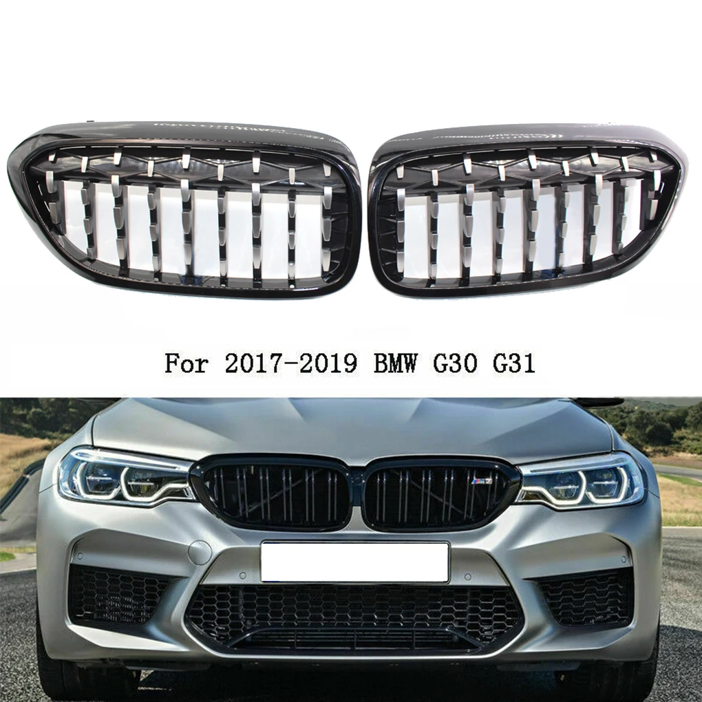 

1 Pair Replacement for BMW M550i 540i 530i G30 G31 2017-2018 Semi-Electroplating Front Kidney Grille
