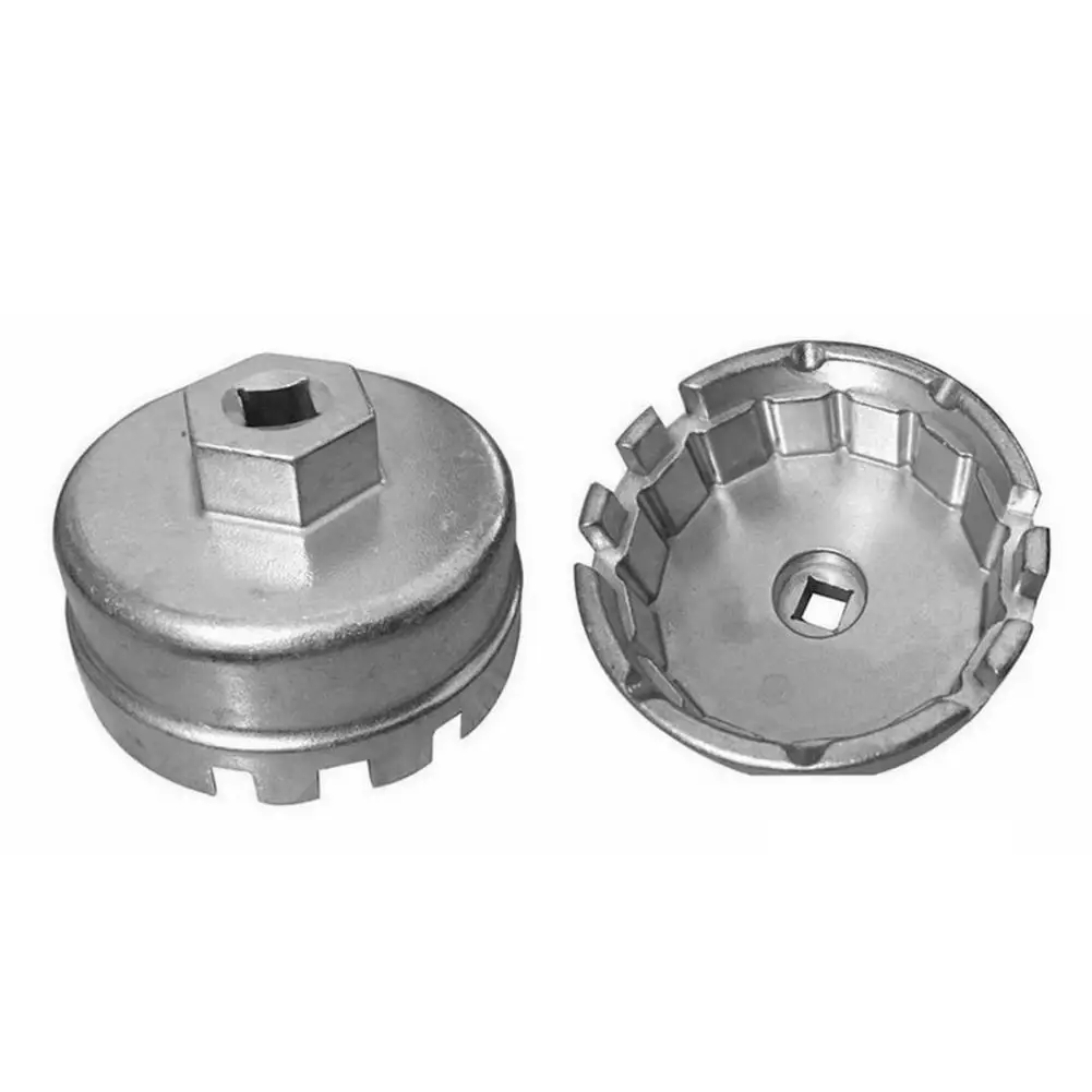 64 5 мм алюминиевый Универсальный 14 флейт крышка масляный фильтр гаечный ключ