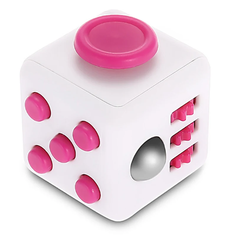 

1 Pc Hand For Autism ADHD Anxiety Relief Focus Kids 6 Sides Magic Anti Stress Cube Spinner Toys Gaming Dobbelstenen Speelgoed