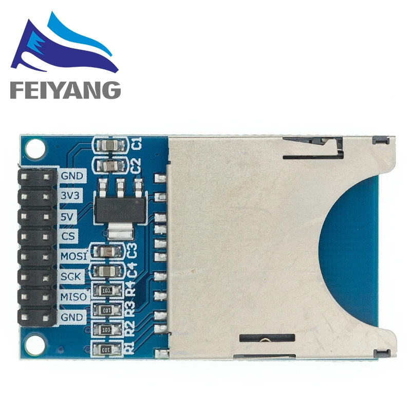 10 шт. SAMIORE Micro SD плата расширения памяти TF карты защитный модуль SPI для Arduino
