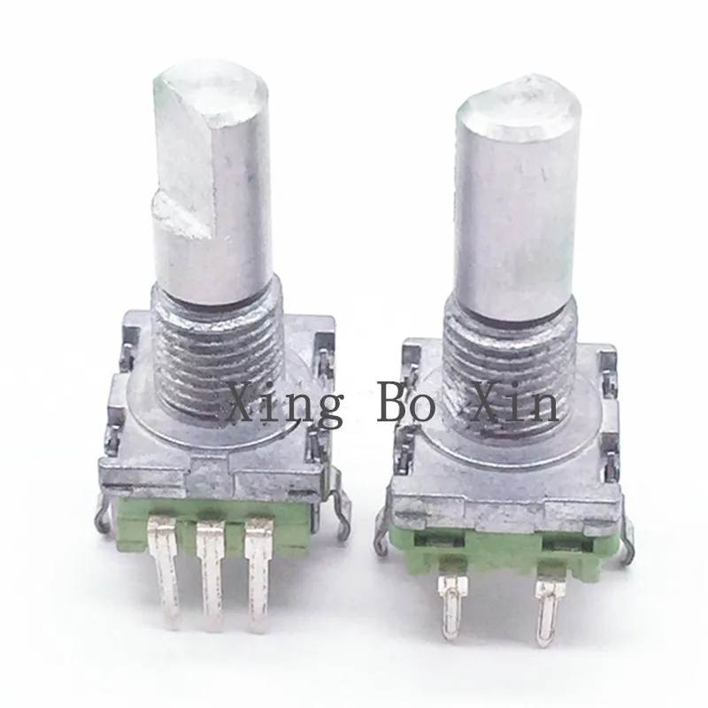 

Free Shipping10PCS 100% NEW ALPHA encoder EC11 with switch 20 positioning 20 pulse 360 degree shaft length 20MM