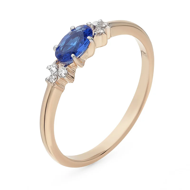 

SKM Flower rings for women Vintage 14k rose gold Engagement rings designer Promise gift for wife Fine Jewelry