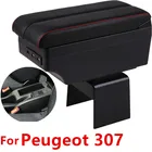 Для Peugeot 307 подлокотник коробка центральный магазин содержание коробка автомобильный Стайлинг украшение аксессуар