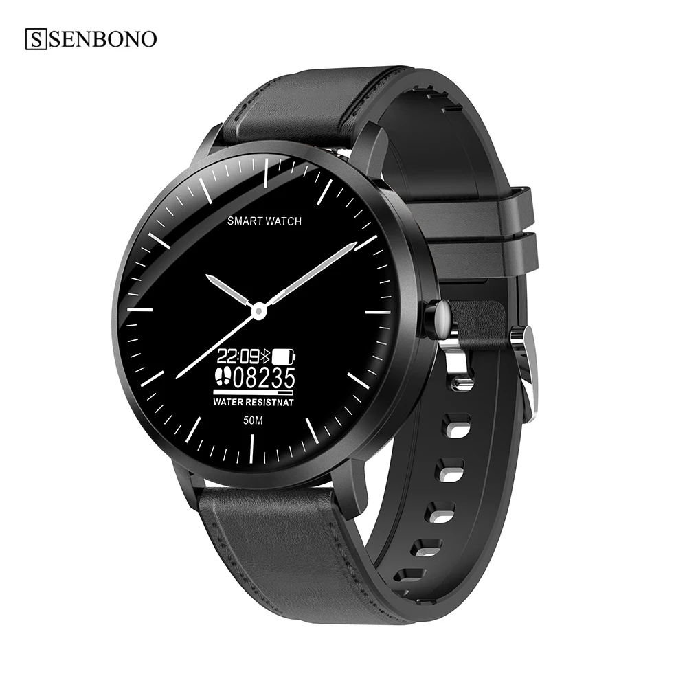 SENBONO 2020 DH06 Bluetooth Смарт часы водонепроницаемый пульсометр модный фитнес трекер для