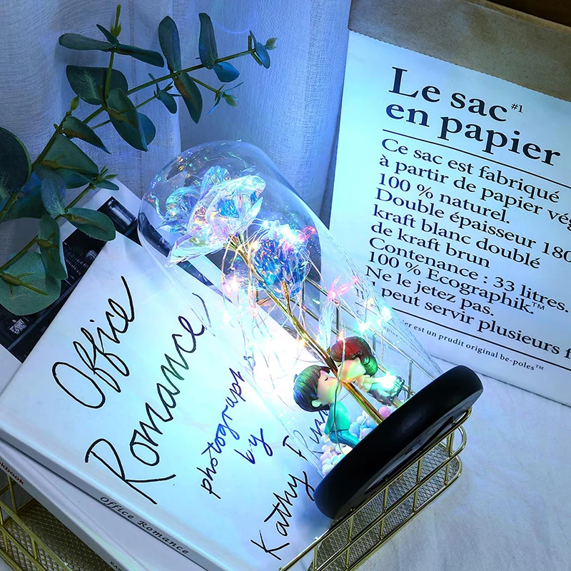 

Galaxy Роза, цветок в подарок, Искусственный цветной цветок, уникальные украшения для дома на Рождество, день рождения, годовщину I88