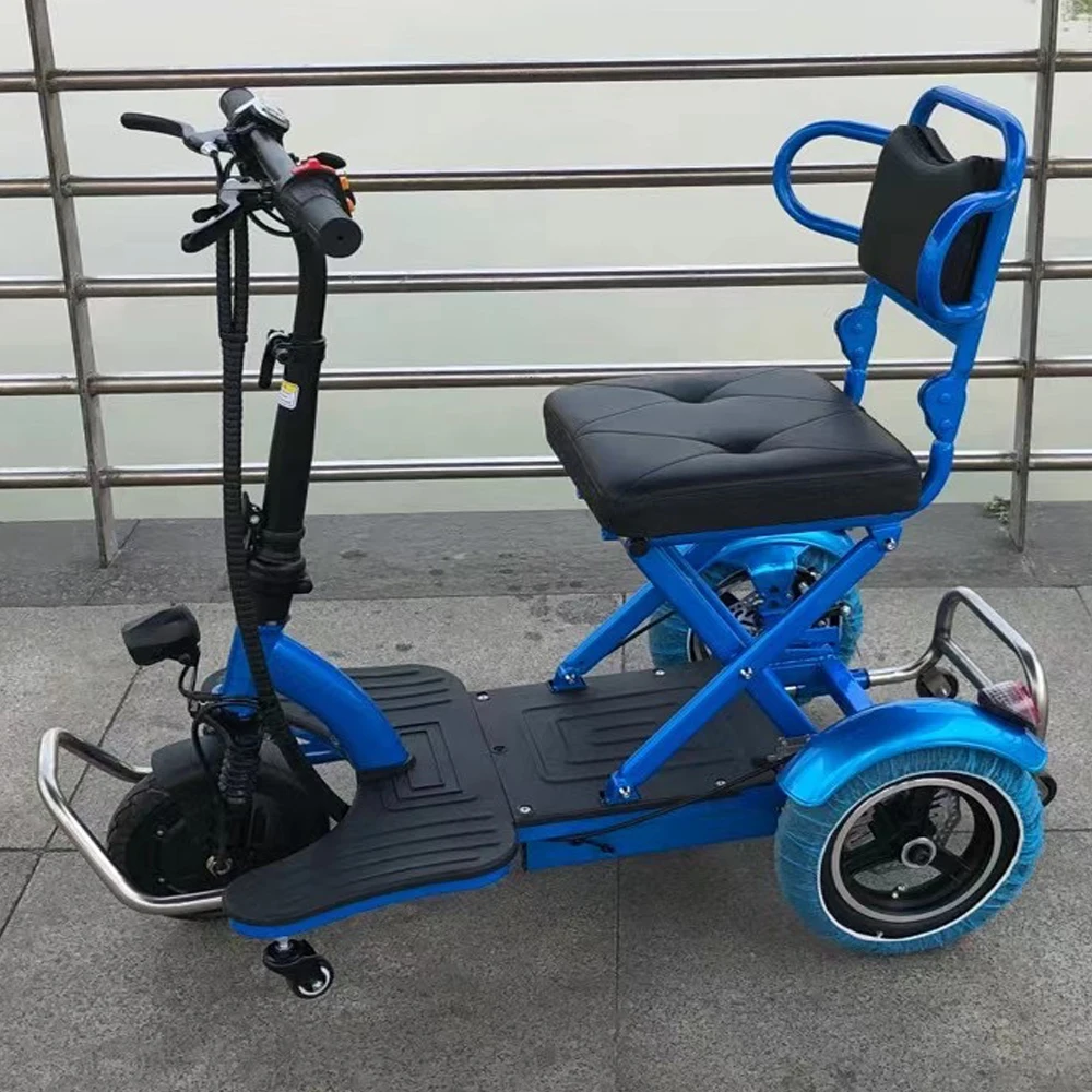 

22KG Elderly folding Electric Tricycle Lithium Battery Folding Mobility Scooter