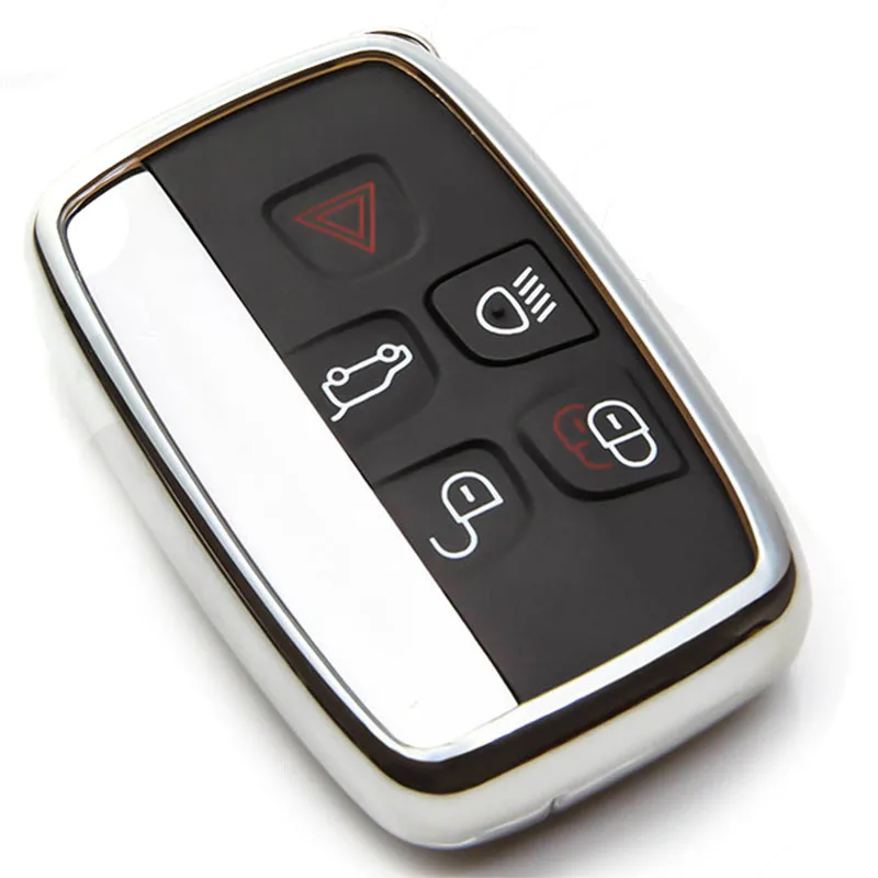 Мягкий чехол для автомобильного ключа из ТПУ Land Rover Discovery 4 3 A8 A9 X9 Freelander 1 2 Evoque Defender