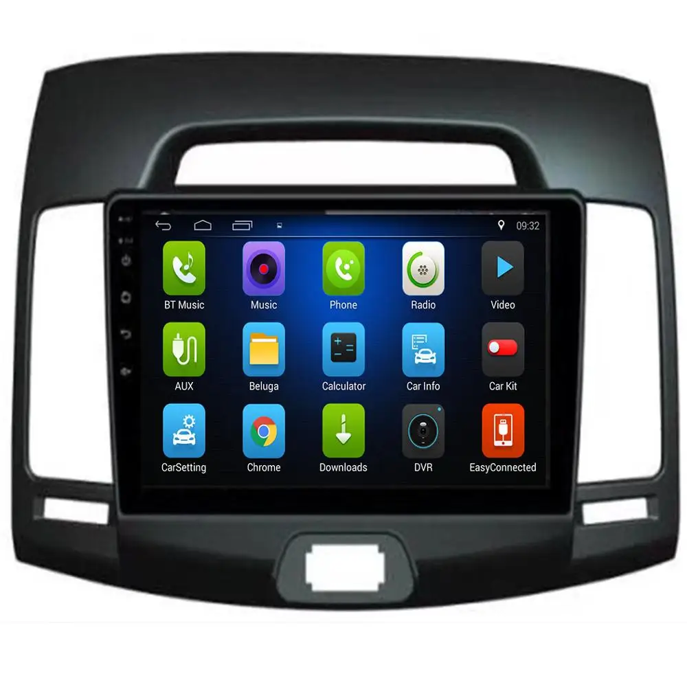 Автомобильный dvd-плеер Android10.0 для HYUNDAI ELANTRA 2007-2011 автомобильное радио