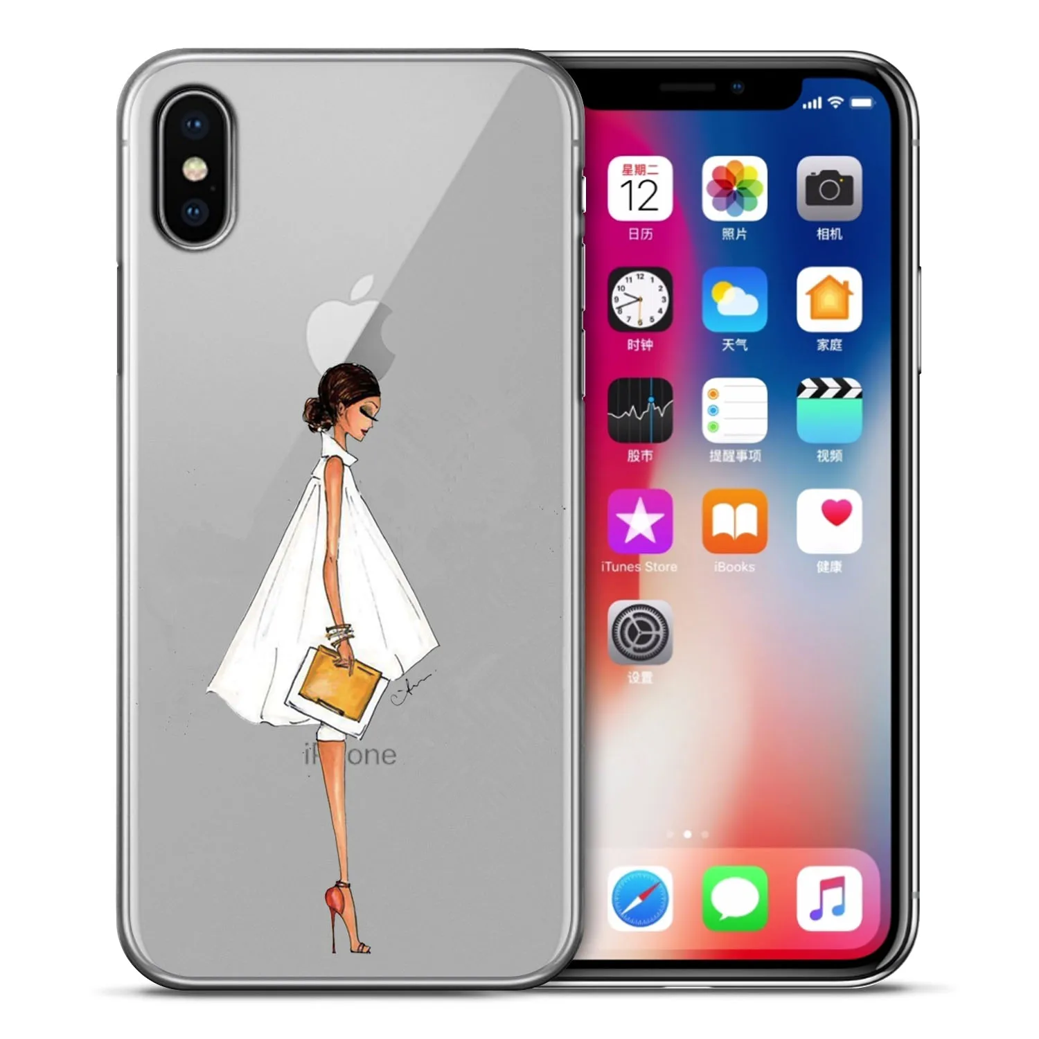 

Fashion Classy Paris Girl Soft TPU Case For iPhone 8 7 6 6S Plus 5 5S SE Summer Legs Cover For Capa iPhone 11 Pro X XS Max XR