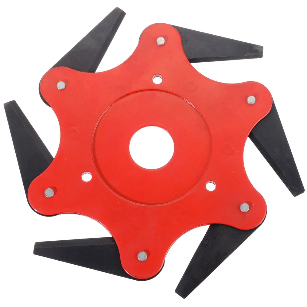 

6 Blades Cutter Universal Lawn Mower Trimmer Head 60mm Outdoor Grass Weed Brush Trimmer Head Adjustable Razor Mowing Tool