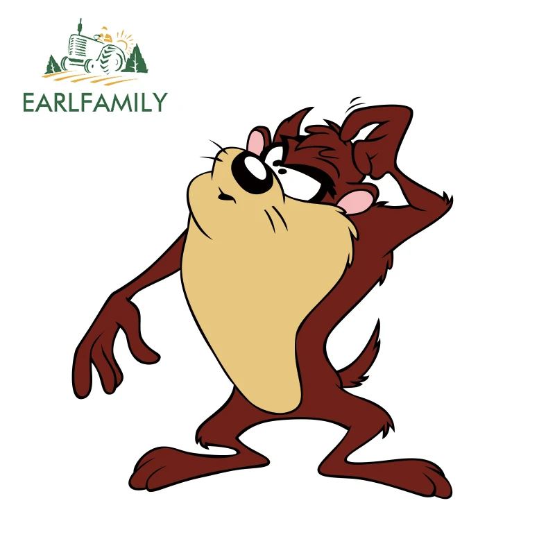 EARLFAMILY 13 см X 12 3 личность Тасманский Дьявол наклейка мультфильм на машину мотоцикл