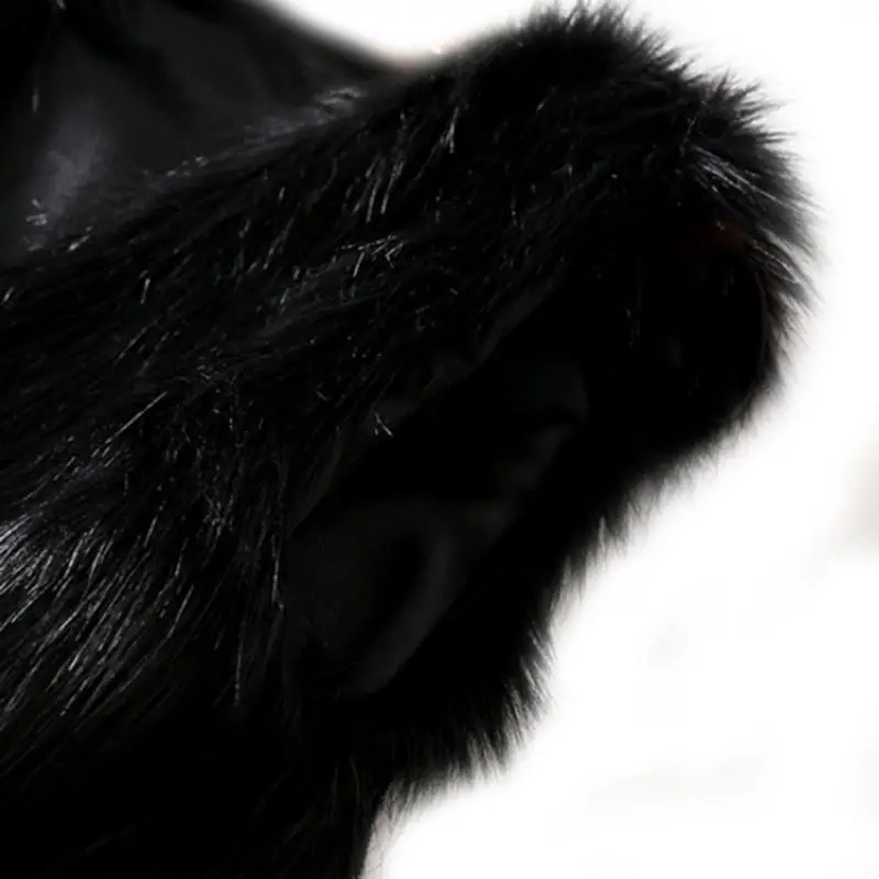 

Women Fox Fur Vest Coat Fashion Warm Fur Vest Coat Solid Vest Women's Winter Coat Jacket Outwear Rk