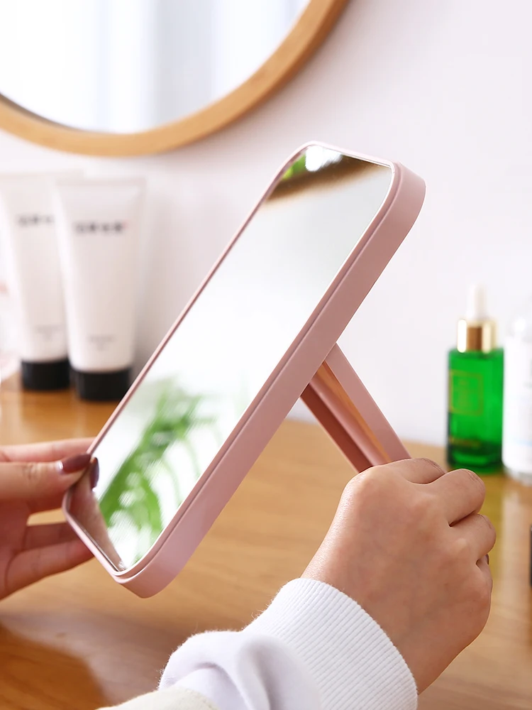 Настольное складное портативное зеркало для макияжа студенческого общежития