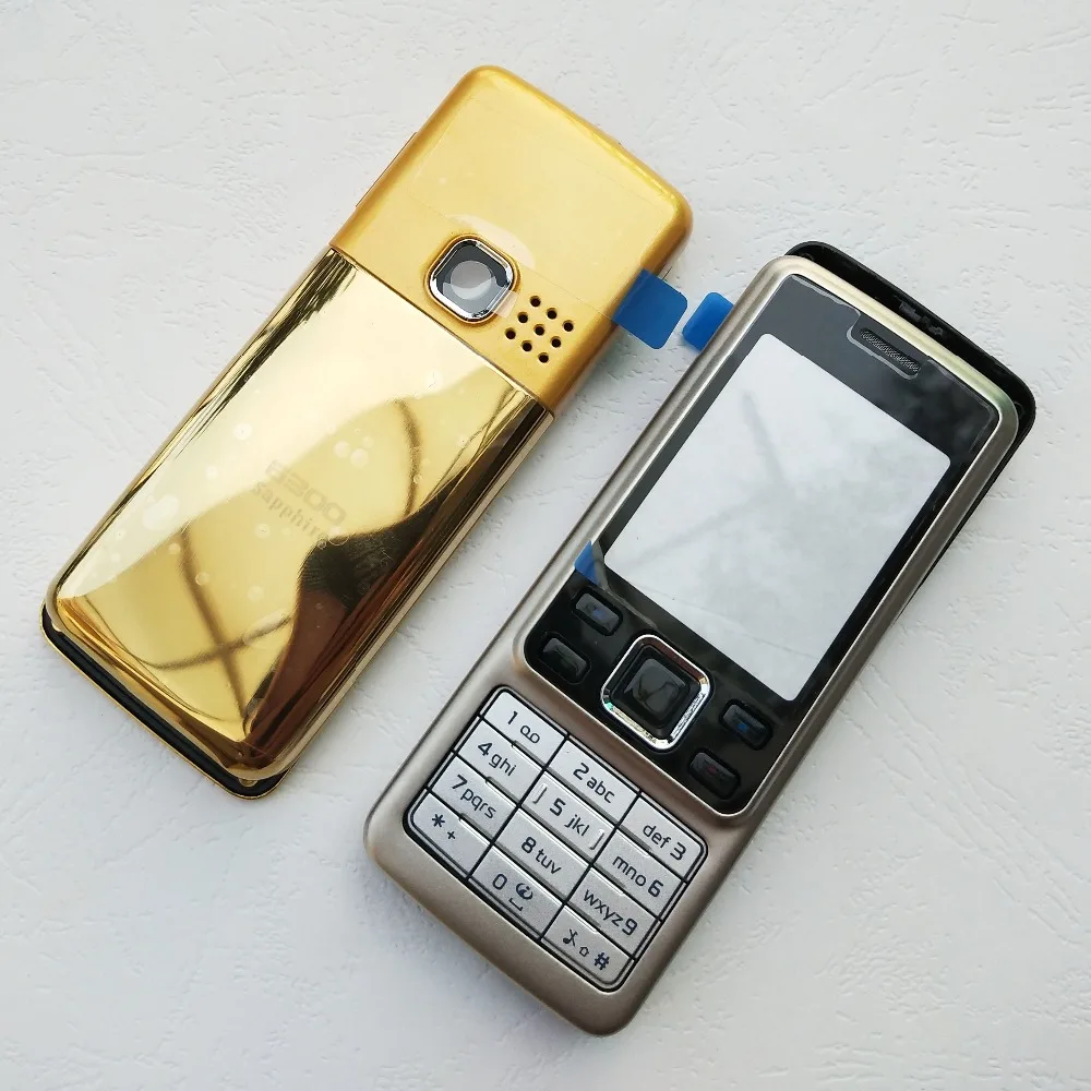 ZUGZUC Новый полностью металлический корпус для Nokia 6300 полный корпуса мобильного