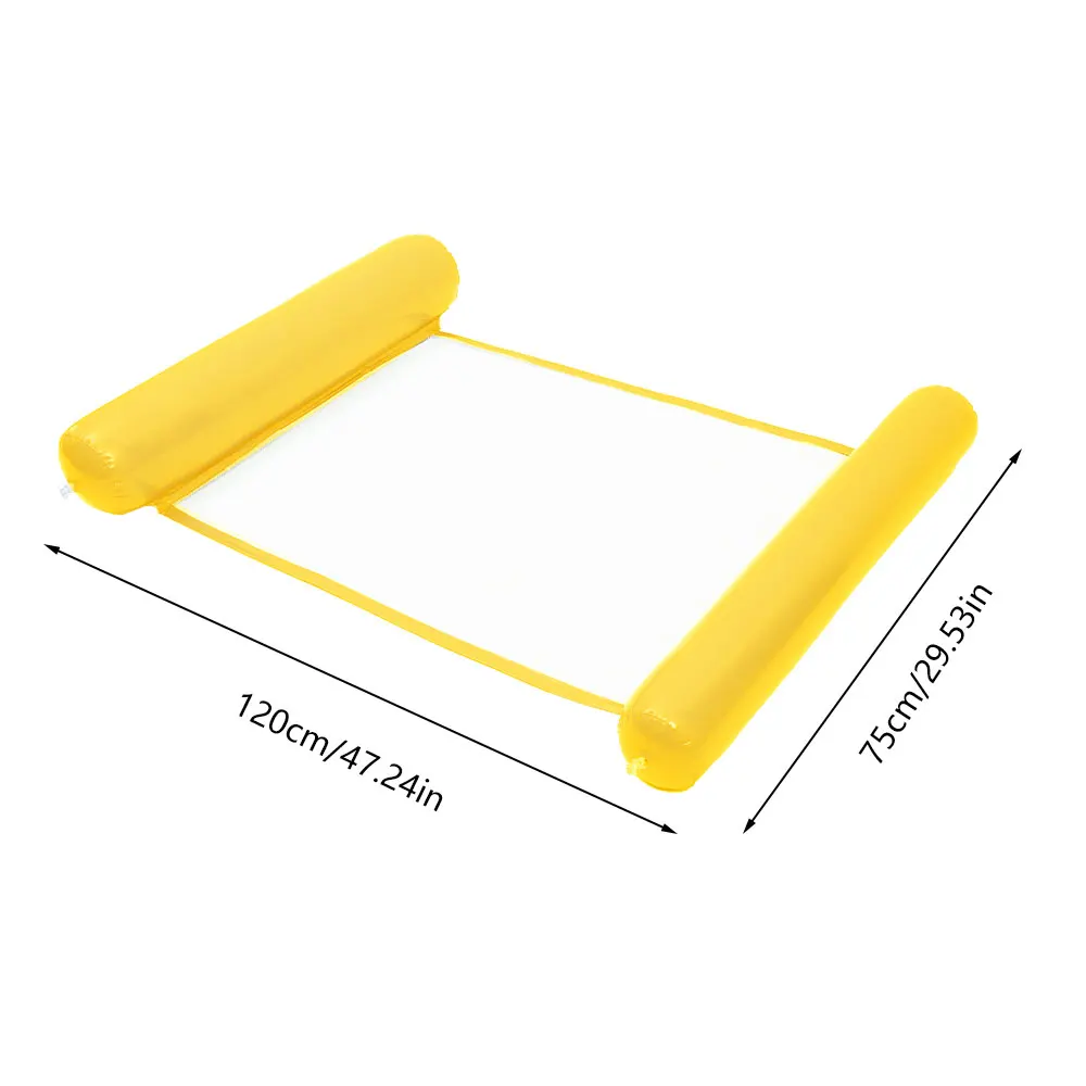 

Floating Water Hammock Recliner Inflatable Floating Swimming Mattress Sea Swimming Ring Pool Party Toy Lounge Bed for Swimming