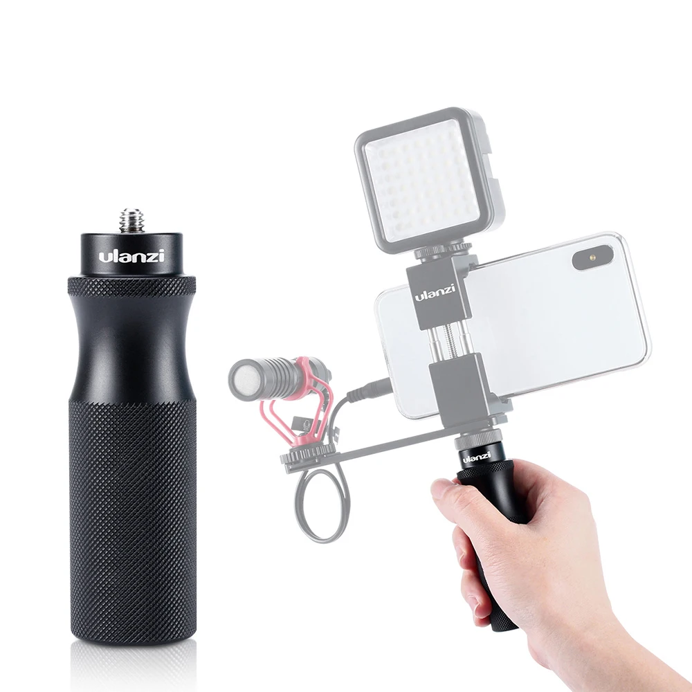 Ulanzi U-40 Metal Camera Hand Grip for GoPro 7 6 5 DJI OSMO Action RX0 II VLOG Handheld Handle Stabilizer with 1/4" Screw |
