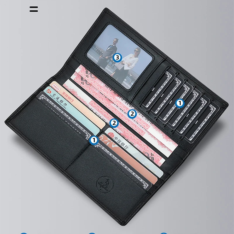 AUGTARLION мужские кошельки Классическая длинная сумка для карт мужской кошелек