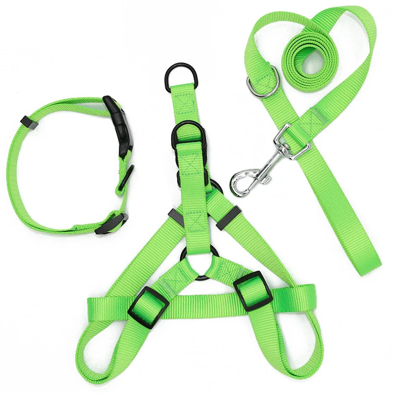 

Dog Adjustable Harness with Leash Breathable Rope For Small and Large Pet