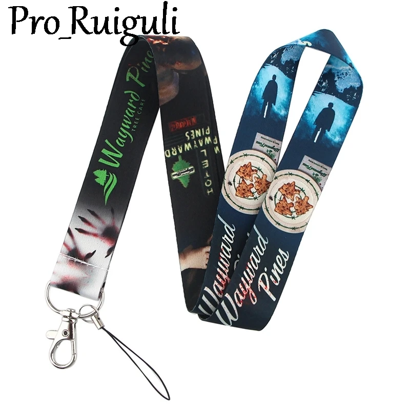 

Забавный шейный ремешок для ключей Wayward Pines, с брелоком для ID-карты, с животными