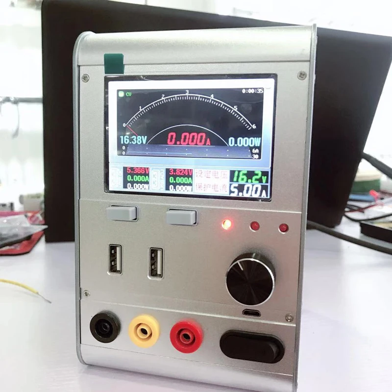 HR3006 Обновлено от HR1203 30 в 6A интеллектуальный регулятор напряжения измеритель мощности тока 6A осциллограф тока для ремонта телефона