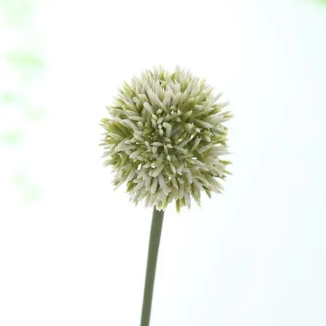 White yellow Пластиковый луковый шар ветка завод искусственных цветов Осень домашний цветок для украшения сада композиция поддельные растения Флорес - Цвет: White yellow