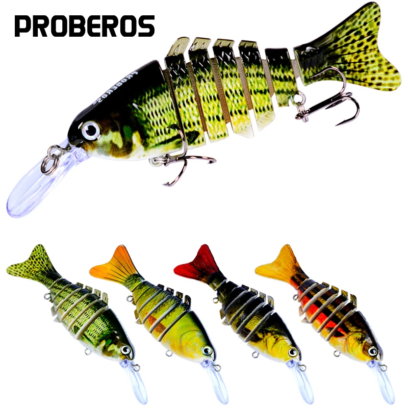 Рыболовная приманка PROBEROS 4 шт./лот 7 секций 11 2 см/4 дюйма 0 49 унций/14 г свимбейт
