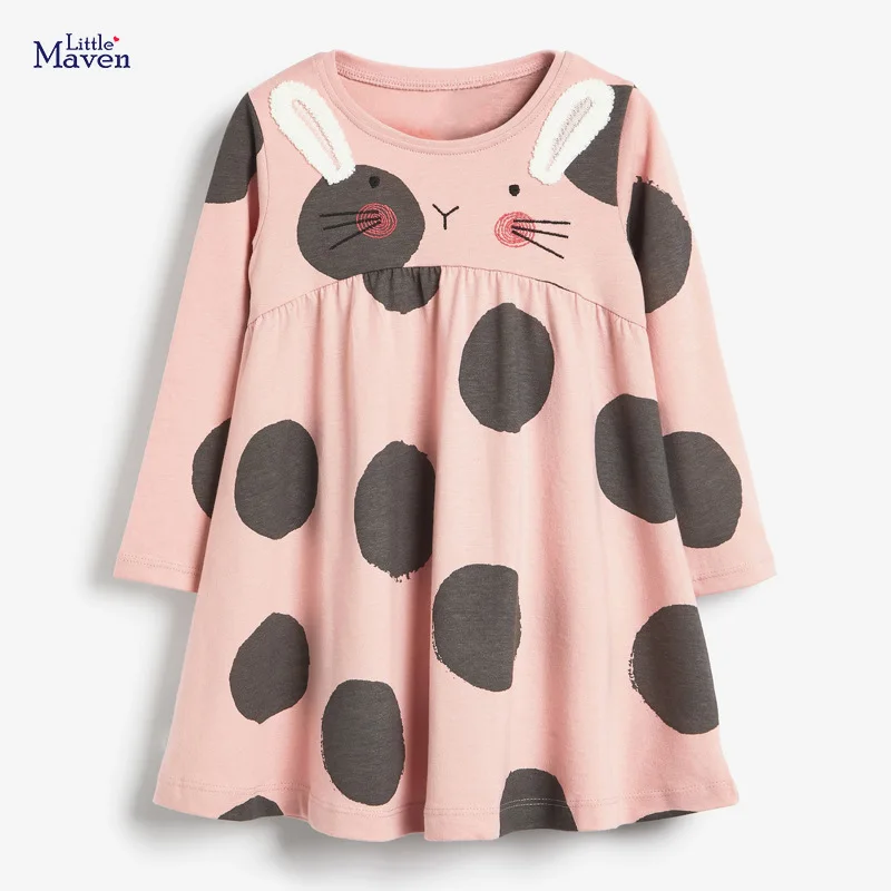 

Детское хлопковое платье в горошек, в горошек