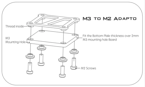 

20x20mm DIATONE MAMBA F405 MINI MK3 F35 35A TX500 500mW VTX Flight Controller Stack for FPV Racing Freestyle Drones DIY Parts