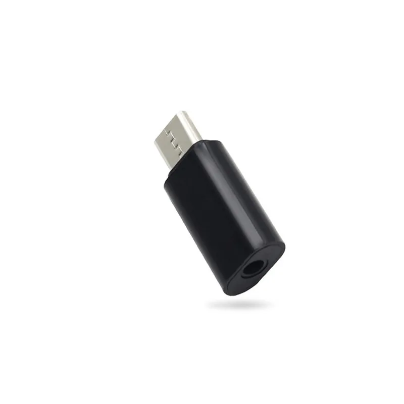 Черный Универсальный usb тип-c штекер 3,5 мм разъем Женский наушники Динамик гарнитура адаптер для Letv huawei samsung разъем - Цвет: Черный