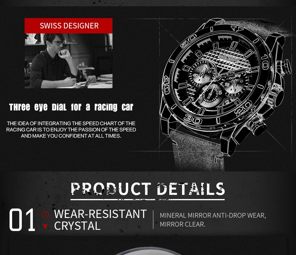 Relojes MEGIR часы мужские модные спортивные кварцевые мужские часы, наручные часы лучший бренд класса люкс водонепроницаемые часы Relogio Masculino