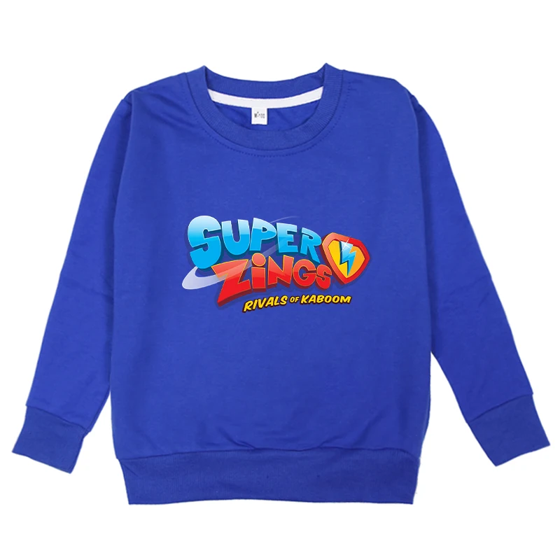 

Fashion Casual Child Game Super Zings Sweatshirts O-Neck Printed Kids Superzings Pullover Baby Boys Girls Sportswear Hoodie Gift