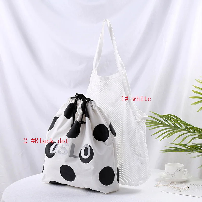 

Spot canvas bags, simple portable cotton bag with dark buckle black/white student shopping canvas bag customization