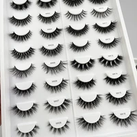 16 pairs lash tray false eyelashes 12 15mm short natural mink lashes handmade cruelty free lash lash book packaging trays