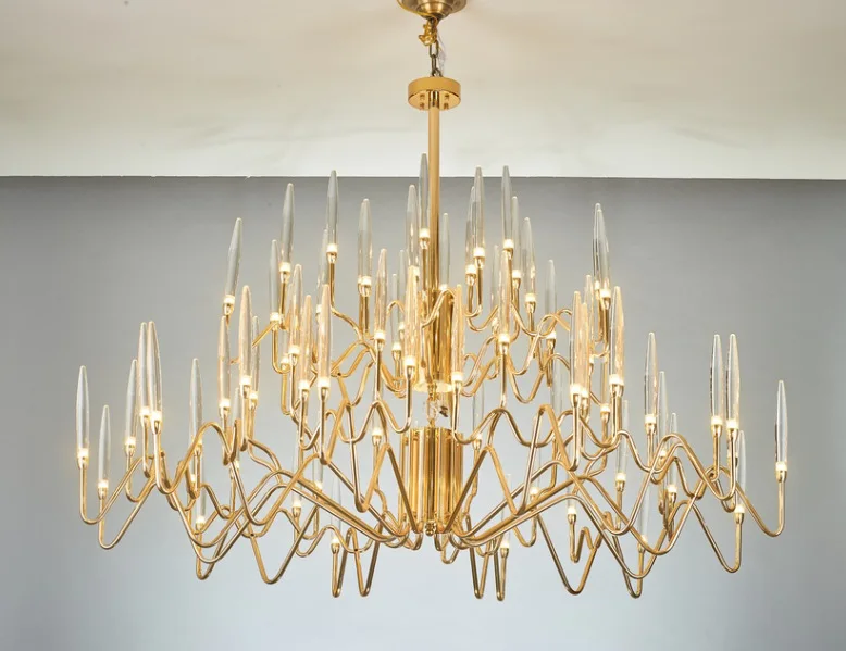 

Postmodern Chandelier Creative Villa Club Hanging Lights Nordic Living Room Restaurant Bar illumination Simple LED Lighting