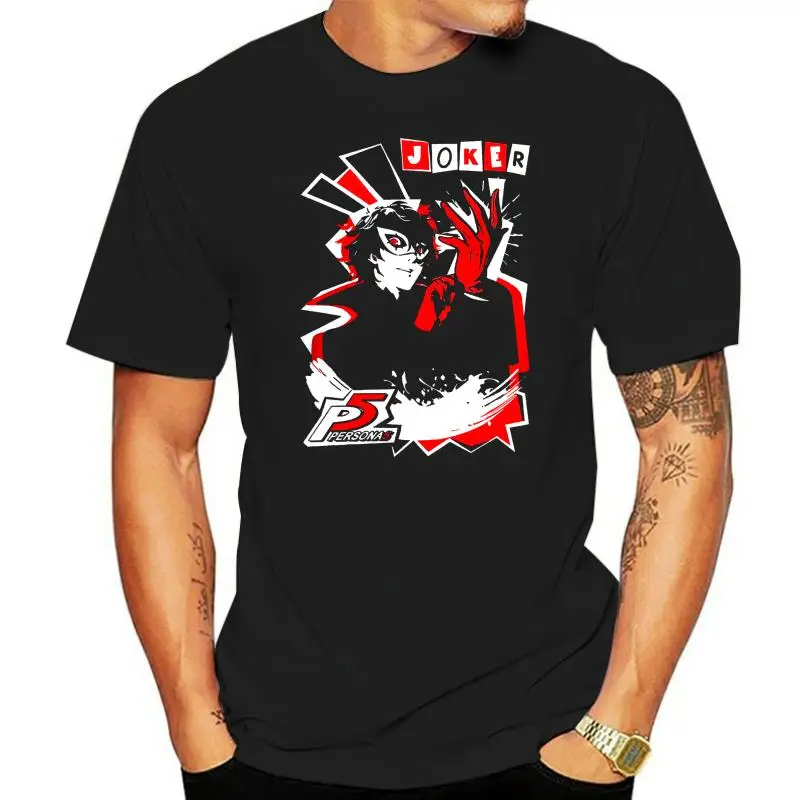 

New Popular Persona 5 Joker Mens Black T-Shirt S-3XL