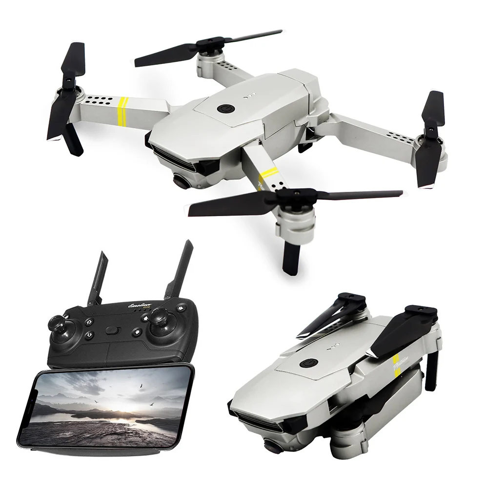 1080P WIFI FPV With Wide Angle HD Camera Drones Hight Hold Mode Foldable Arm RC Quadcopter Drone X Pro RTF Dron Toys