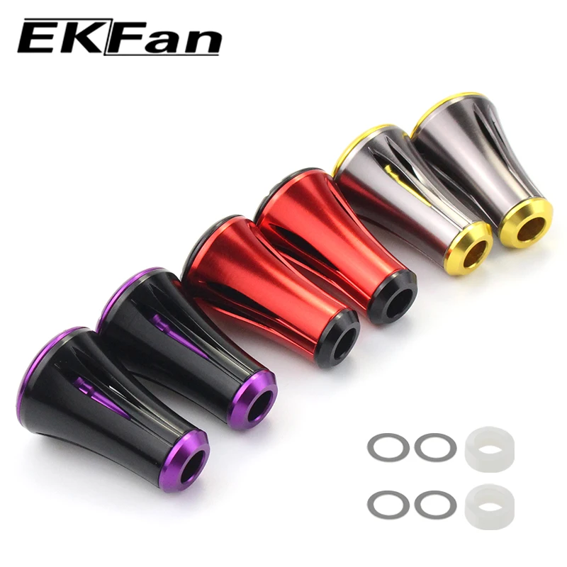 EKFan 2 Stück/Set Angelrollen-Griffknöpfe für D/S Angelgriff-Zubehör Reparaturteile – Detail 5