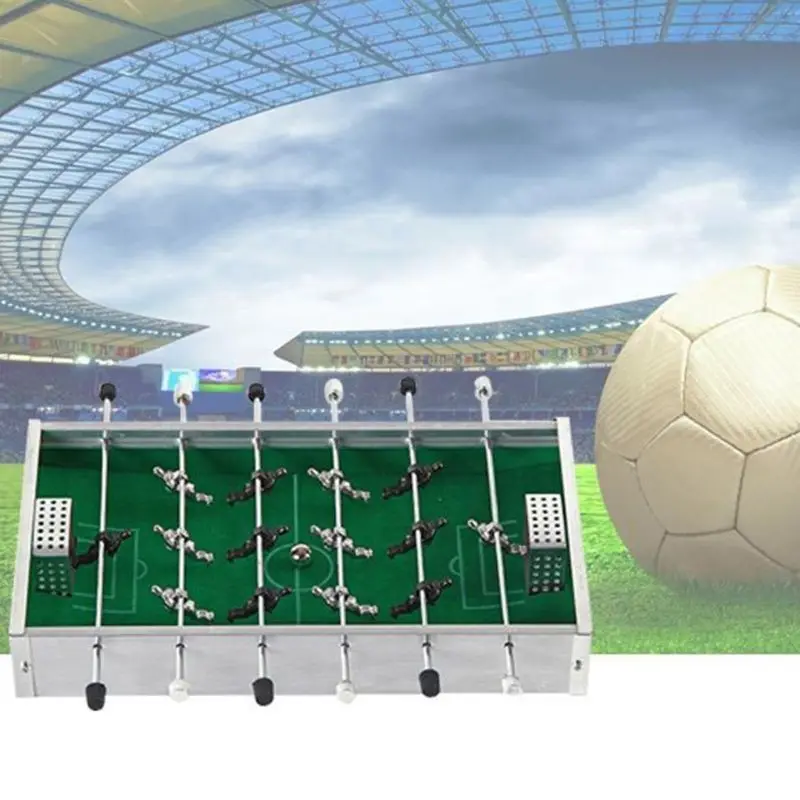 Мини настольная машина из алюминиевого сплава детский стол футбольные игрушки