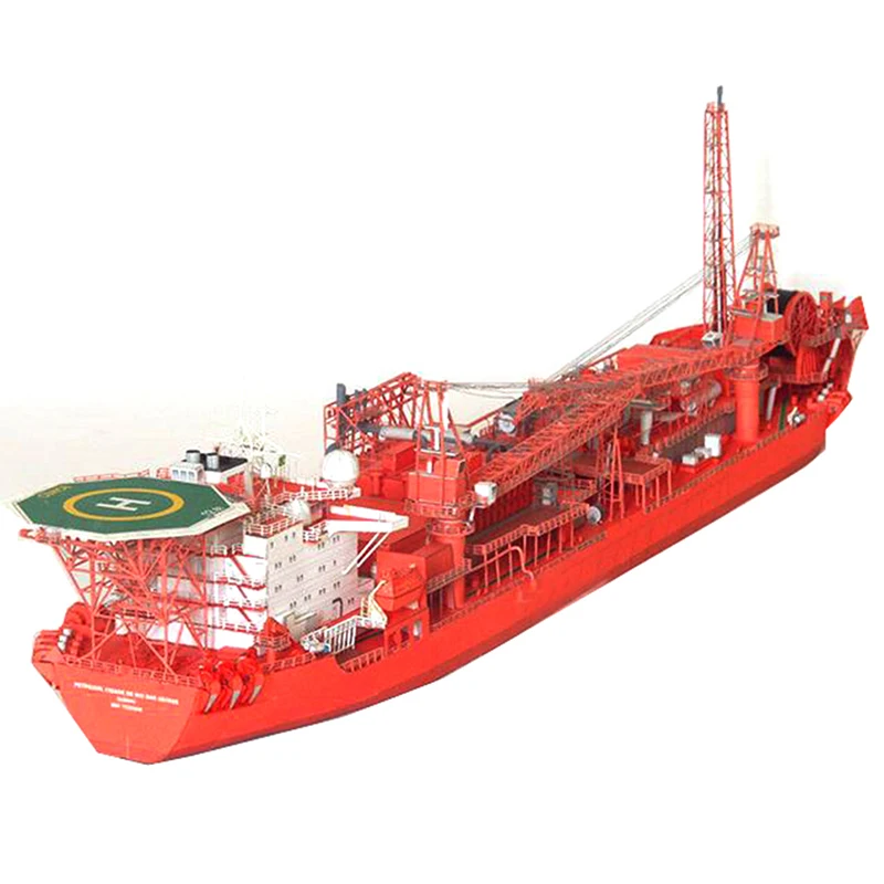 1: 400 норвежский FPSO морских плавучих производства танкер 3D Бумага модель корабля