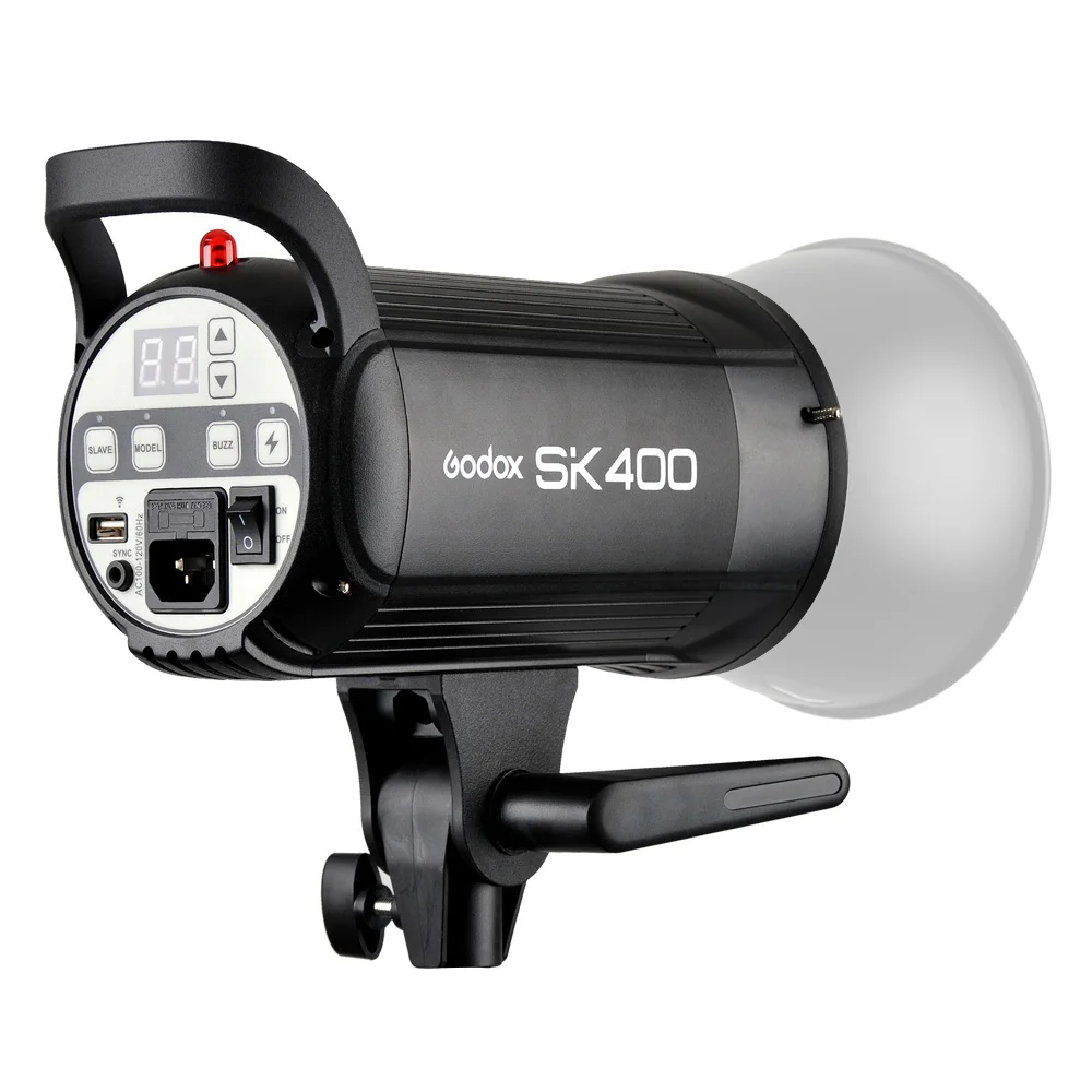 Профессиональная студийная вспышка Godox SK400 SK Series 220V Power Max 400WS GN65|Фотовспышки| |