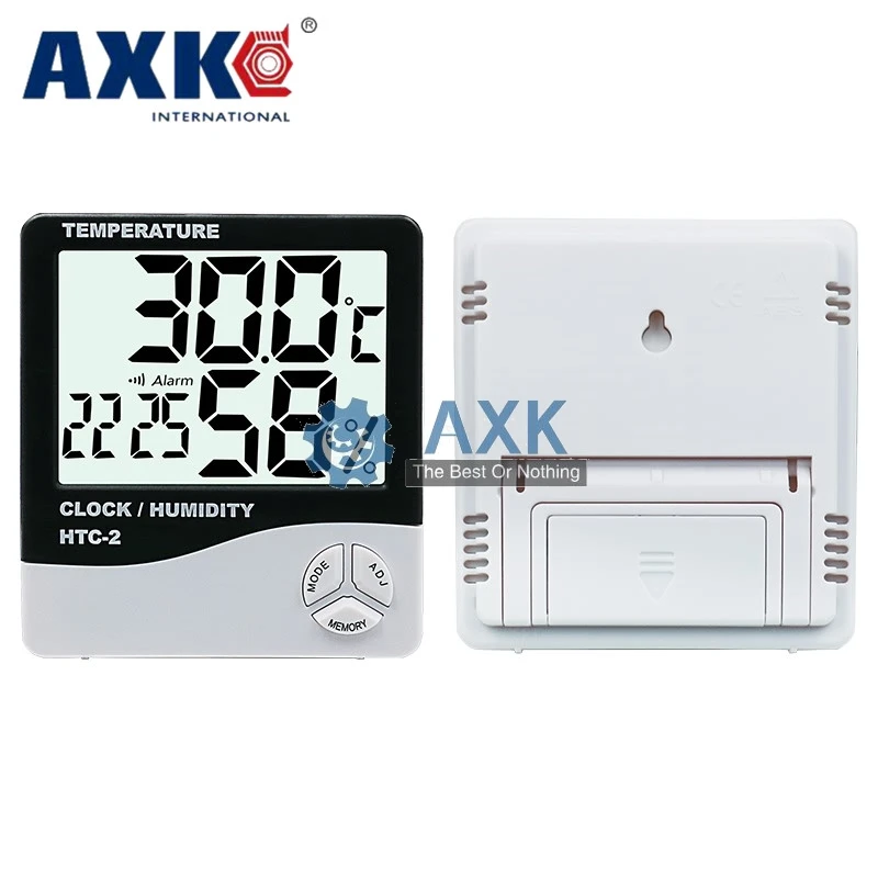 ЖК цифровой HTC 2 термометр гигрометр метеостанция Температура Влажность тестер