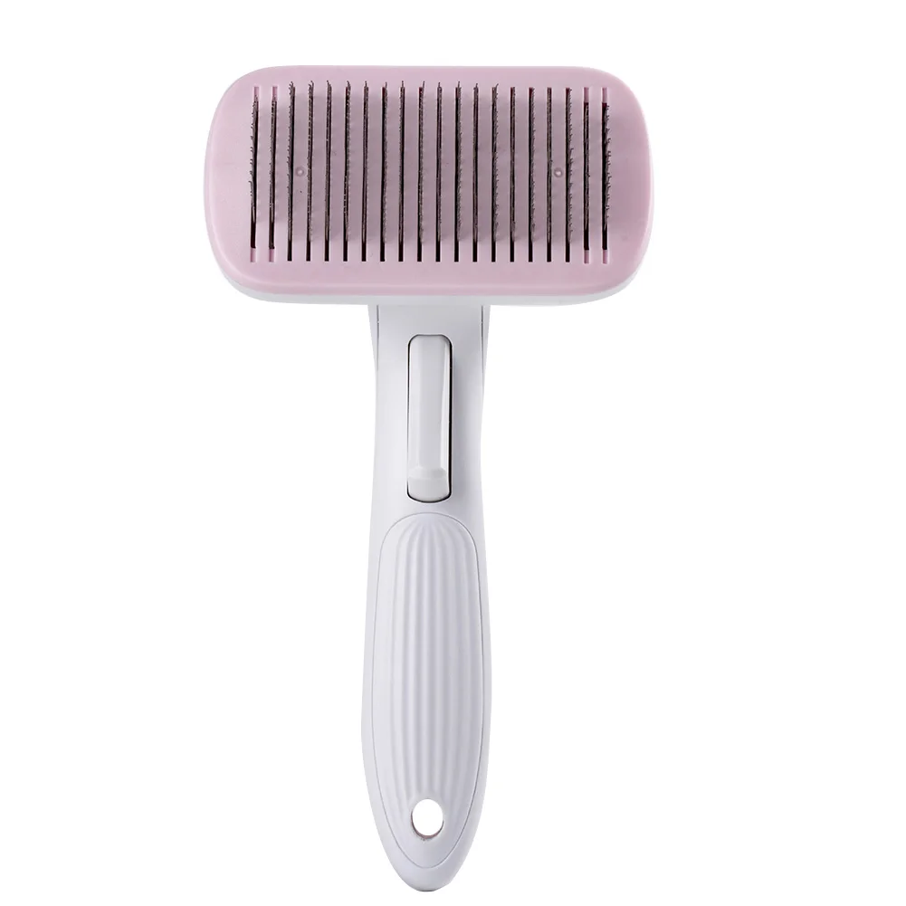 Самоочищающаяся щетка для груминга собак и кошек мягко удаляет рассыпчатые