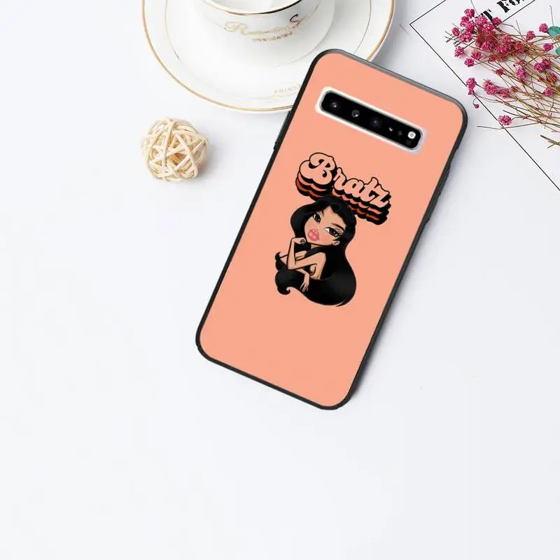 

Fashion Luxury Brand Doll Bratz Phone Case case coque samsung galaxy S7 S8 S9 S10e S20 PLUS Note 10 Pro PLUS LITE NOTE 20 UITRA