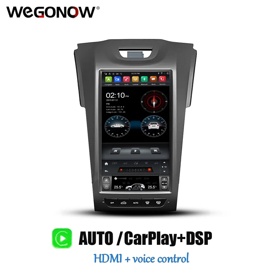 DSP HDMI PX6 Carplay voice Tesla 11 6 &quotAndroid 9 0 4 Гб 64 авто радио GPS navi BT5.0 для Chevrolet S10 /Isuzu D MAX 2012